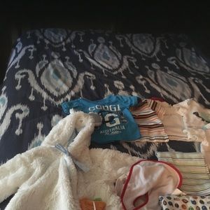 Baby boy clothes 20 short wonsies a lot shirts